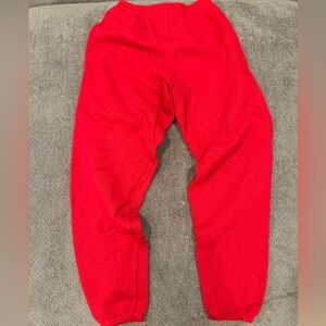 Soffe red sweatpants